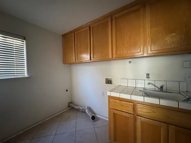 a room with storage and utility