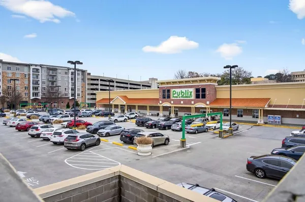 a cars parked in front of a building