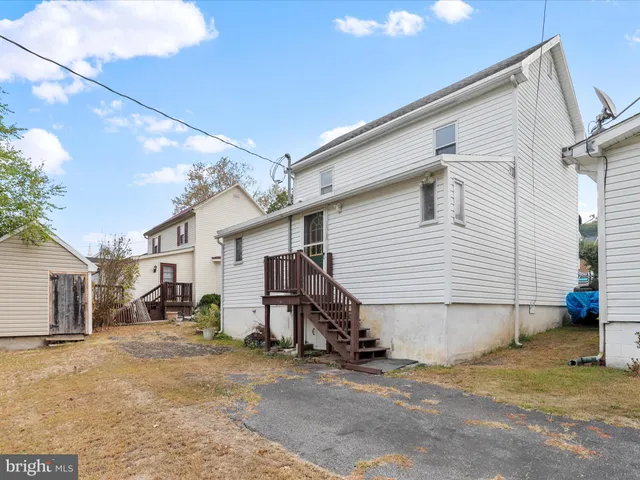 a view of a house with a patio