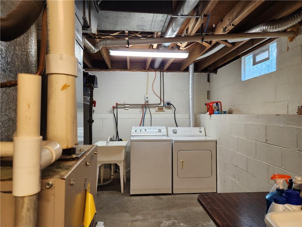 9 South Spring Street Pittsburgh, PA 15223 - Photo 22 of 22 a utility room with dryer and washer