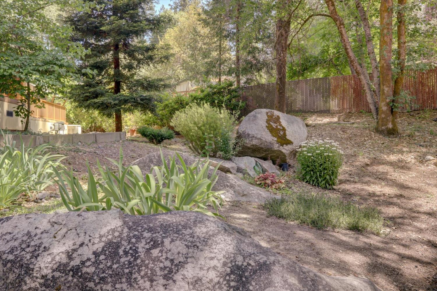 251 Willow Valley Road, Unit 17 Nevada City, CA 95959 - Photo 40 of 58 a backyard of a house with lots of green space