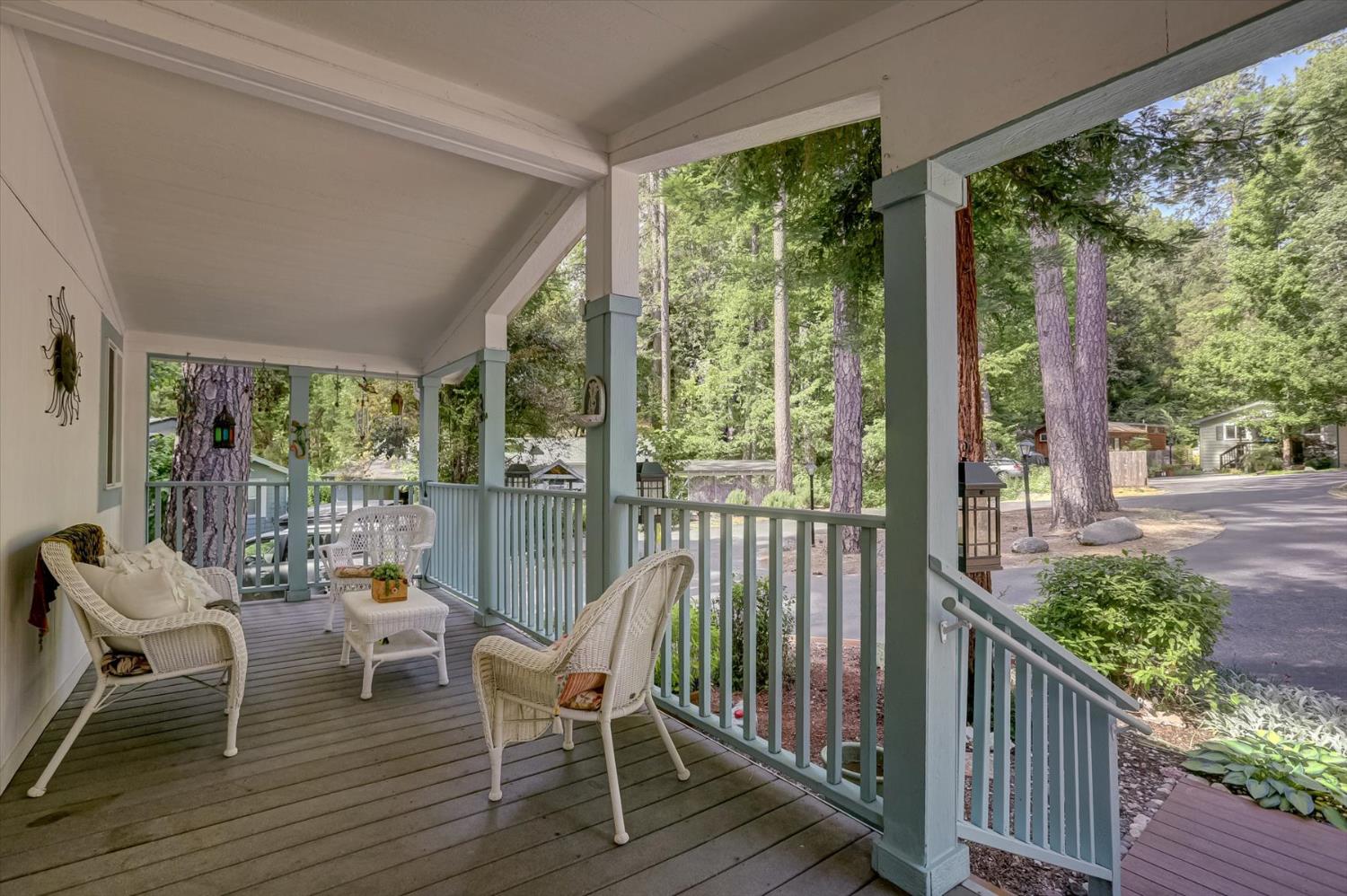 251 Willow Valley Road, Unit 17 Nevada City, CA 95959 - Photo 57 of 58 a outdoor view with a hardwood floor and furniture