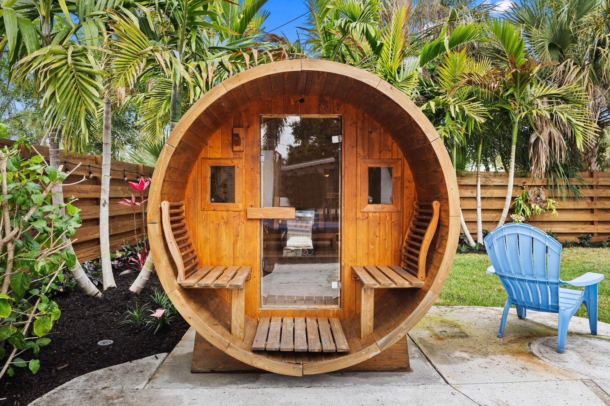 819 Southeast Stypmann Boulevard Stuart, FL 34994 - Photo 22 of 31 a view of swimming pool with outdoor seating