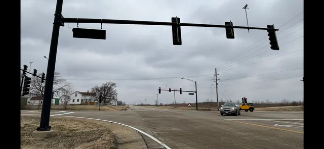 a view of a city street