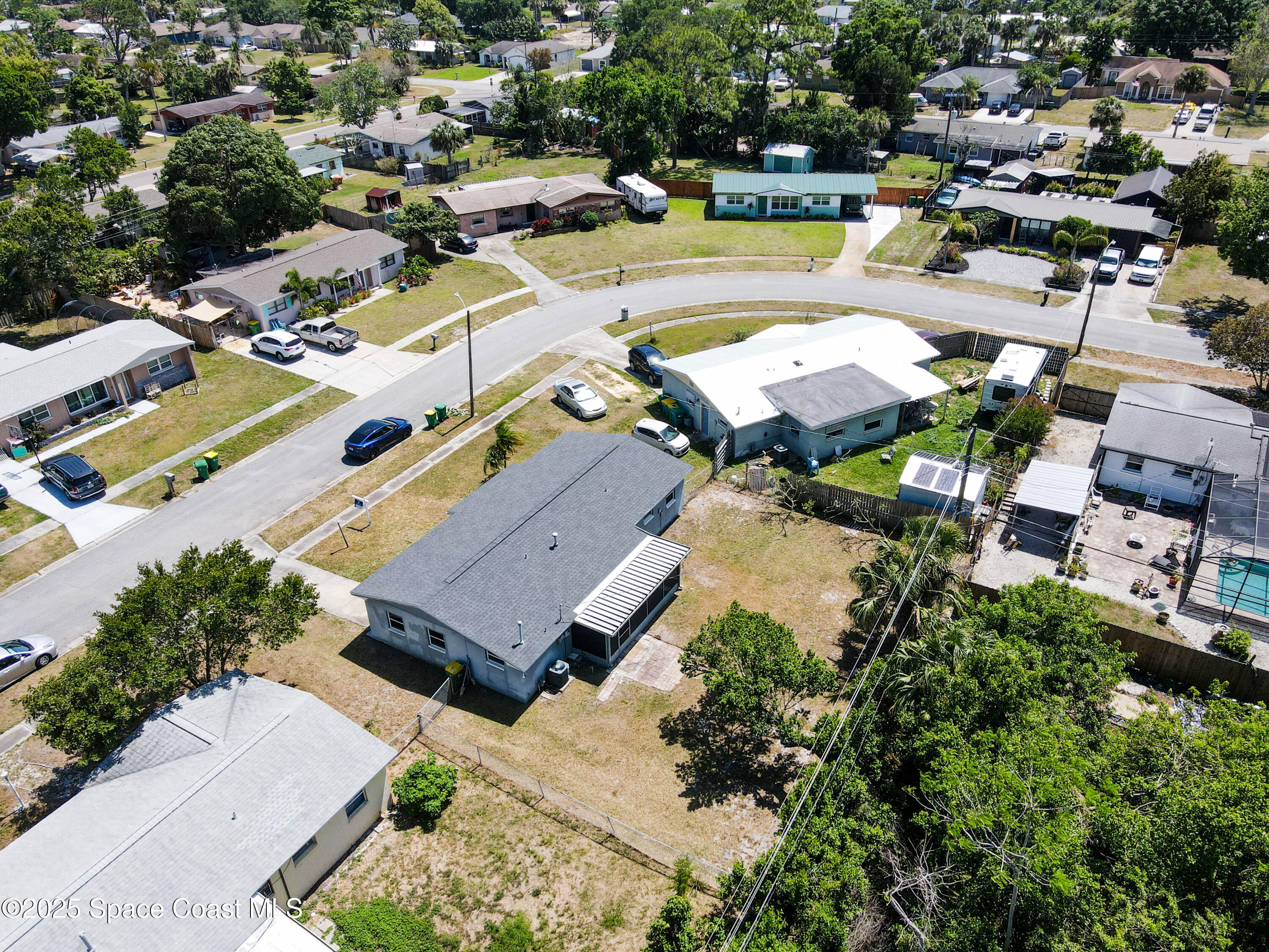 1010 Barclay Drive Cocoa, FL 32927 - Photo 47 of 48 Aerial View