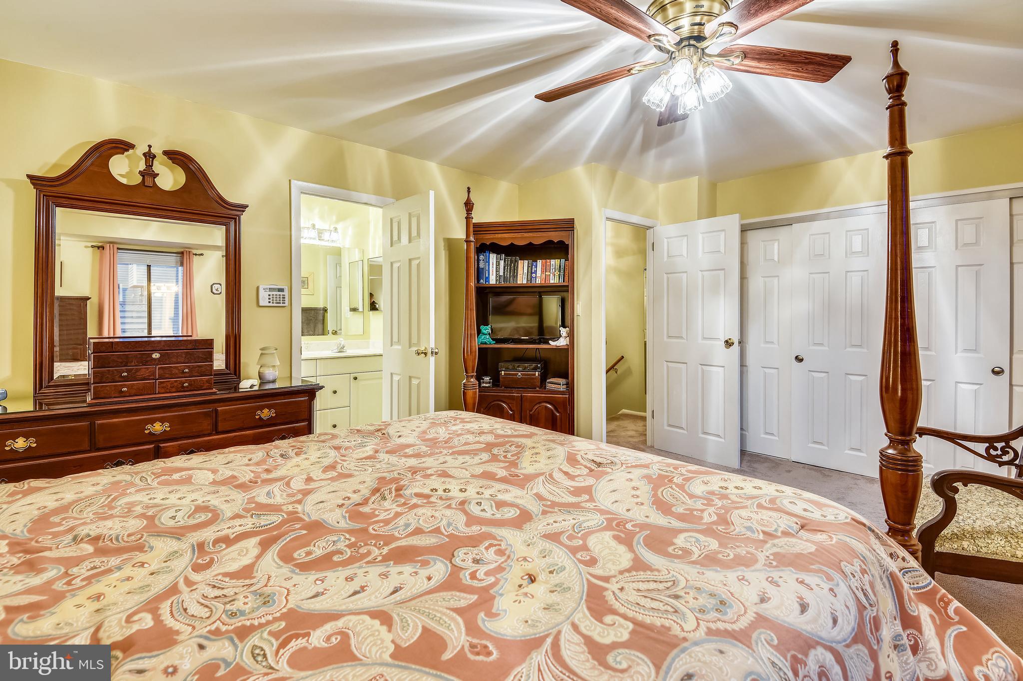 7016 Sherwood Road, Unit 32 Baltimore, MD 21239 - Photo 15 of 41 Master Bedroom has Ceiling Fan