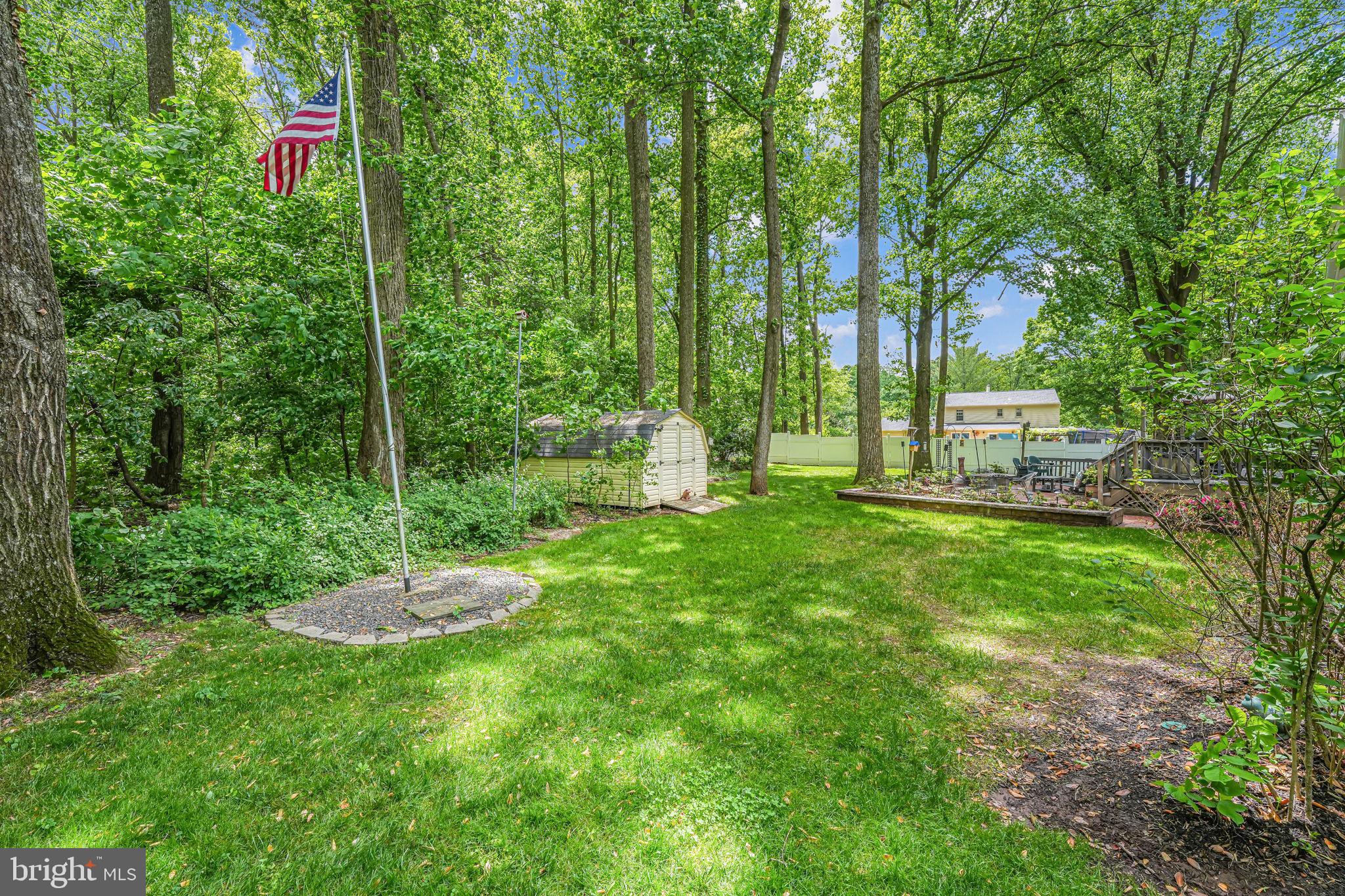 12250 Angel Wing Court Reston, VA 20191 - Photo 58 of 69 View of flagpole and shed in back yard