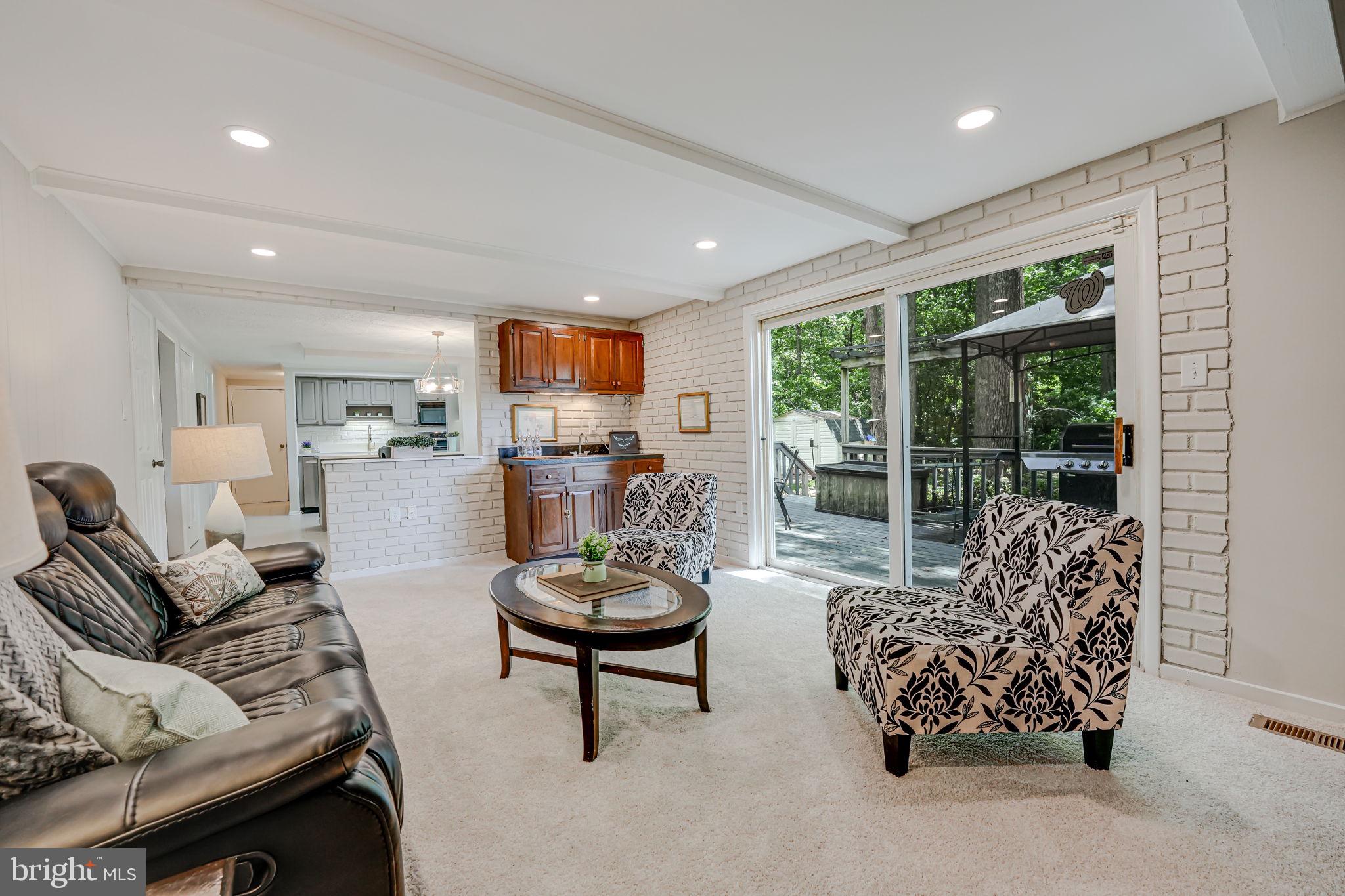 12250 Angel Wing Court Reston, VA 20191 - Photo 8 of 69 View to back deck and into kitchen