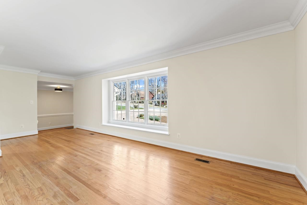 5013 Trail Ridge Drive Raleigh, NC 27613 - Photo 6 of 32 This expansive room, one the formal living room of the home, has versatile possibilities. Its so large it can function as 2 spaces that flow together. Consider using part of this space as a dining room and the other half as relaxing morning room. Living Room