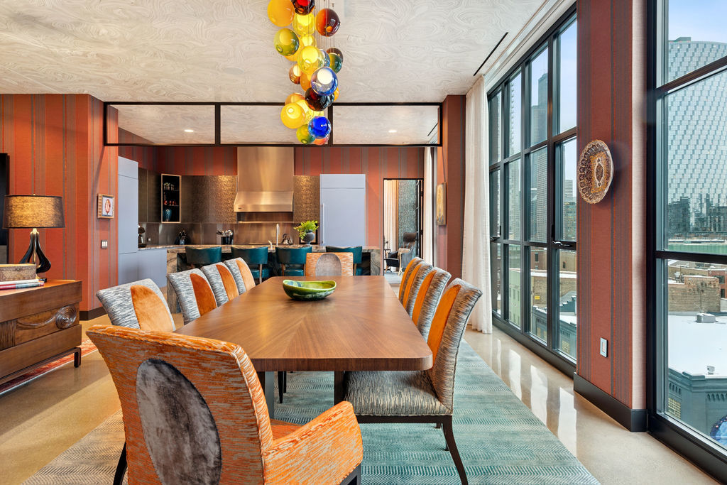 900 West Washington Boulevard, Unit 802 Chicago, IL 60607 - Photo 11 of 36 a view of a dining room with furniture