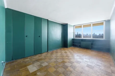 a view of a room with a projector