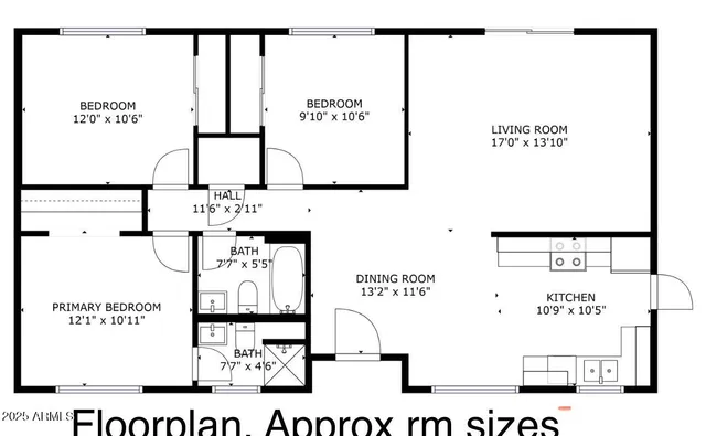 a view of a park with plants and a slide