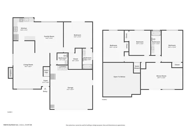 $910,000 | 1069 North Darfield Avenue, Covina, CA 91724