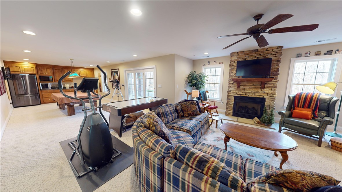 304 Red Maple Way Clemson, SC 29631 - Photo 27 of 41 Living area with fireplace