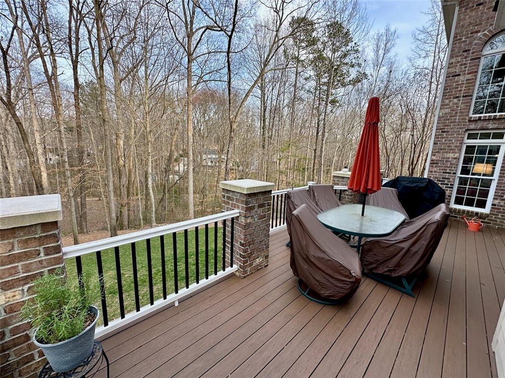 304 Red Maple Way Clemson, SC 29631 - Photo 33 of 41 Spacious deck overlooking yard