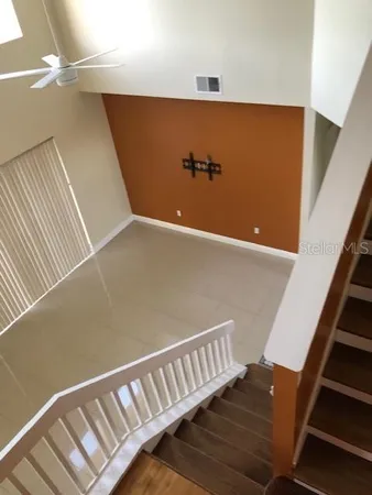 a view of wooden floor