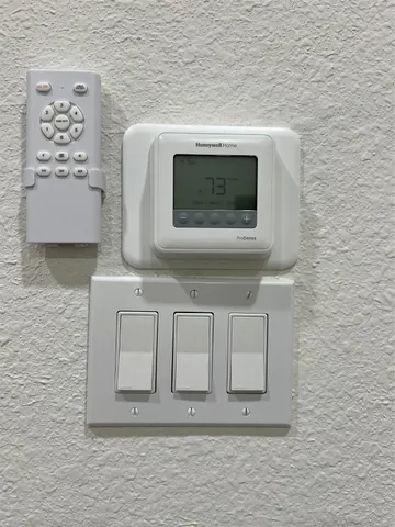 a view of a door with a window