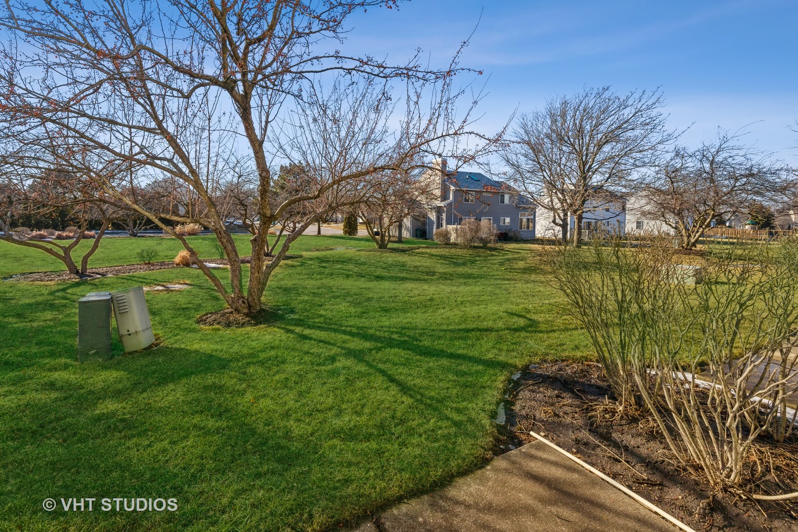 17896 Braewick Road Gurnee, IL 60031 - Photo 18 of 18 a view of a garden with a tree