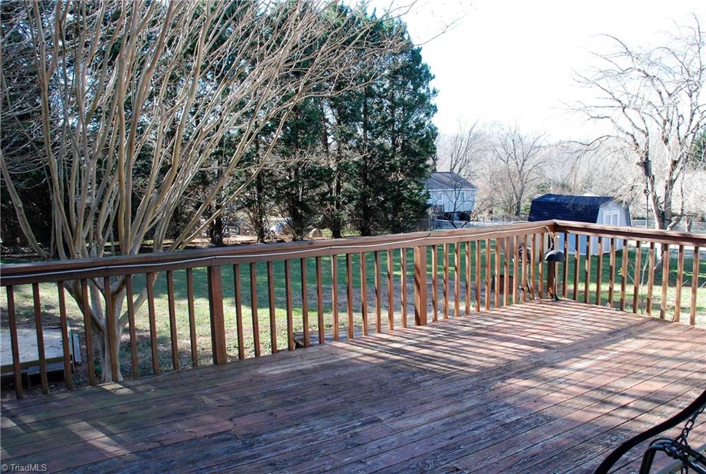 5974 Robinhood Road Pfafftown, NC 27040 - Photo 17 of 22 Huge deck!