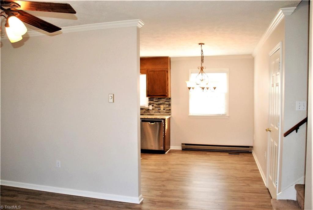 5974 Robinhood Road Pfafftown, NC 27040 - Photo 4 of 22 Living open to dining & kitchen