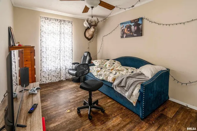 a backyard of a house