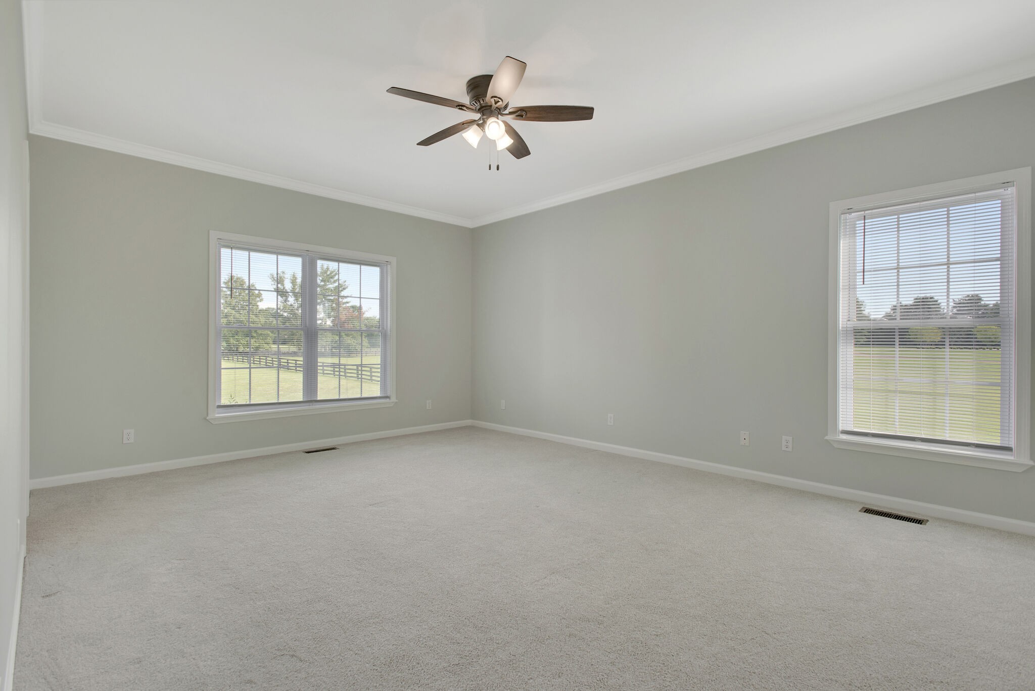 1576 Old Hillsboro Road Franklin, TN 37069 - Photo 29 of 66 an empty room with a window and a ceiling fan