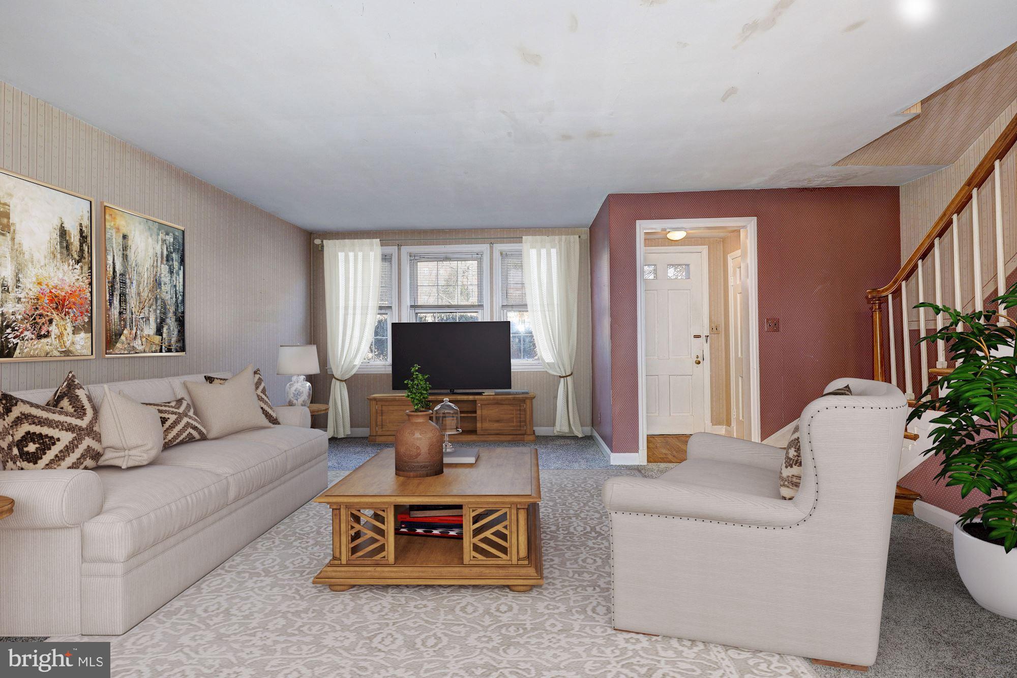 429 Whitfield Road Baltimore, MD 21228 - Photo 3 of 33 Living Room (virtual staged)