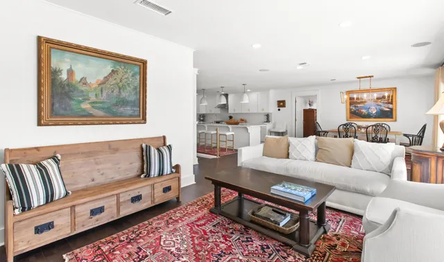 a view of a street from a balcony