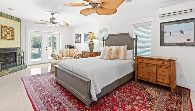 a living room filled with furniture and a garden