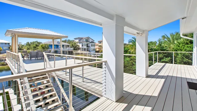 a view of a house with a swimming pool