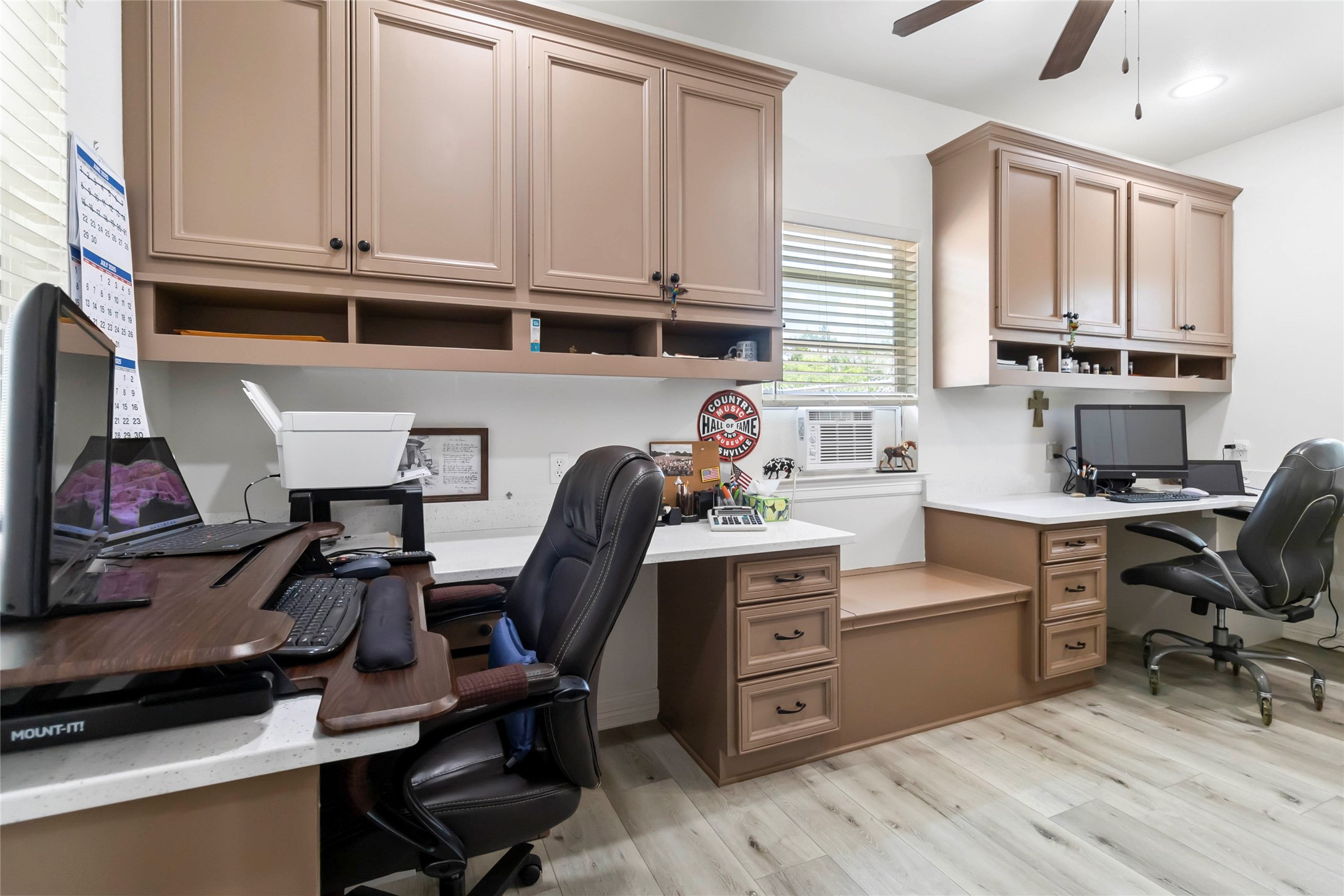633 Flaman Road Canyon Lake, TX 78133 - Photo 22 of 40 a view of workspace and wooden floor