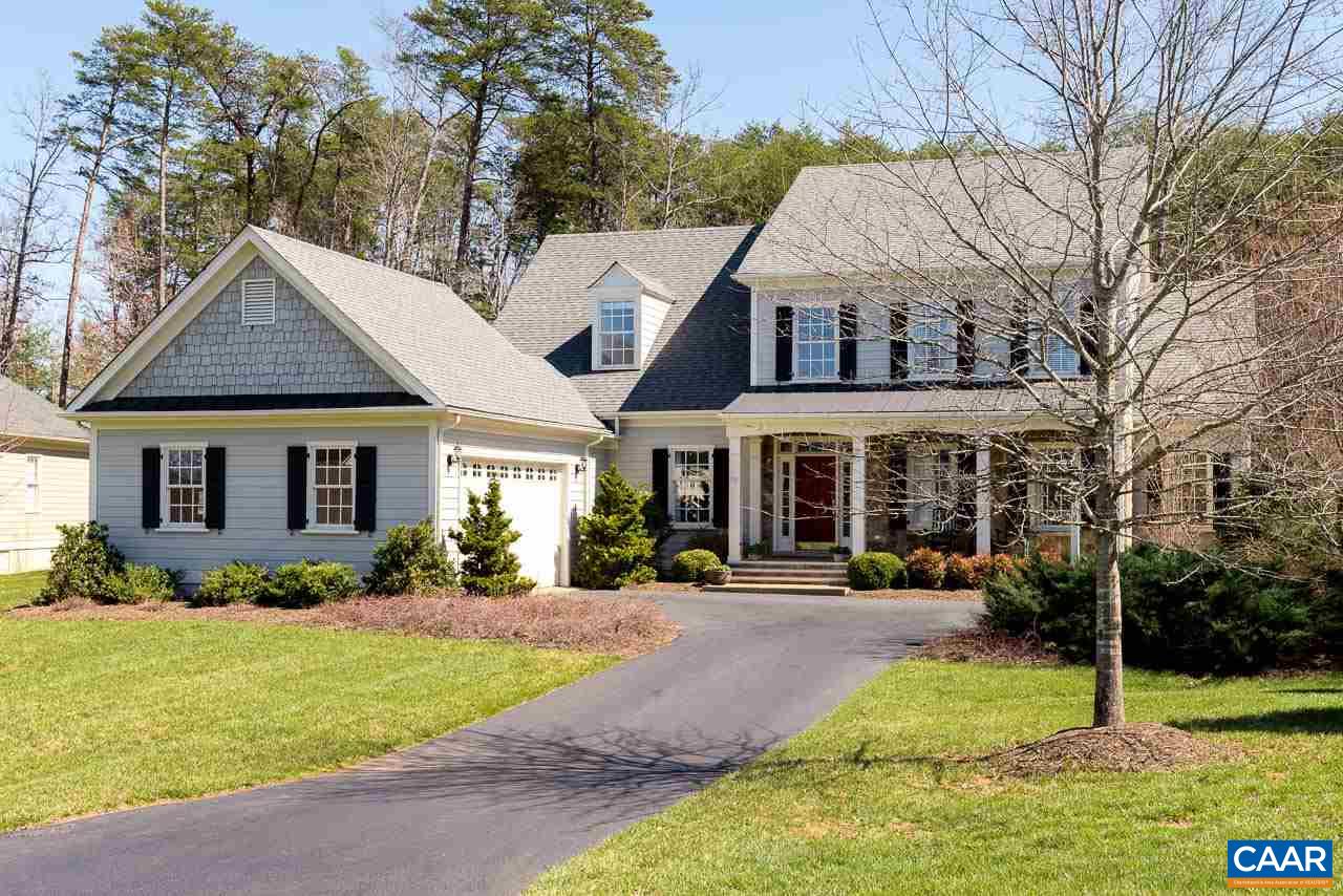 3392 Darby Road Keswick, VA 22947 - Photo 20 of 23 a front view of a house with garden