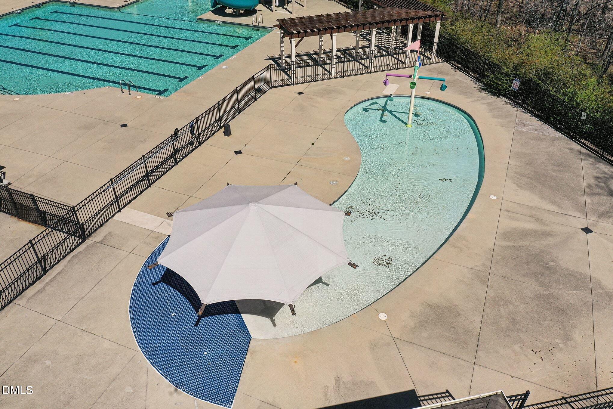 351 Gartrell Way Cary, NC 27519 - Photo 45 of 51 an aerial view of a swimming pool