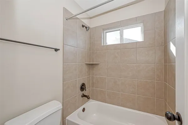 a view of a lake with houses