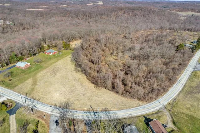 a view of swimming pool from a yard