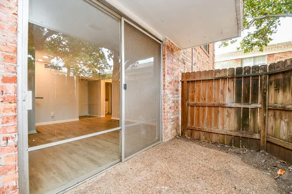 a view of front door