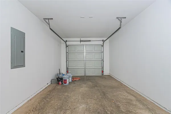 a view of livingroom and garage
