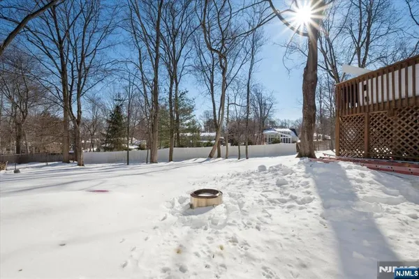 a view of road and trees