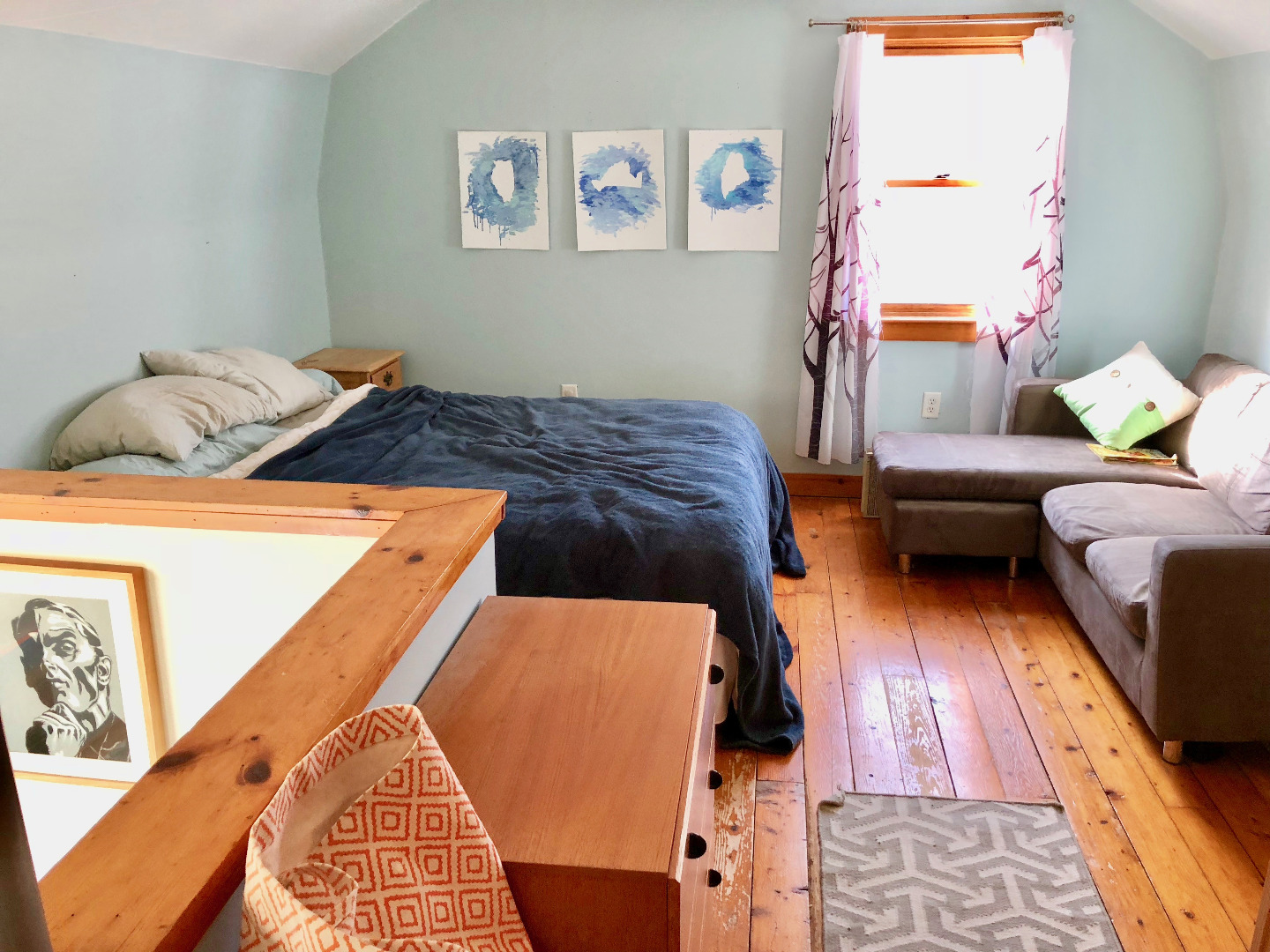 375 West Tisbury Road Edgartown, MA 02539 - Photo 32 of 32 a bedroom with a bed and wooden floor