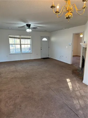 an empty room with a empty space