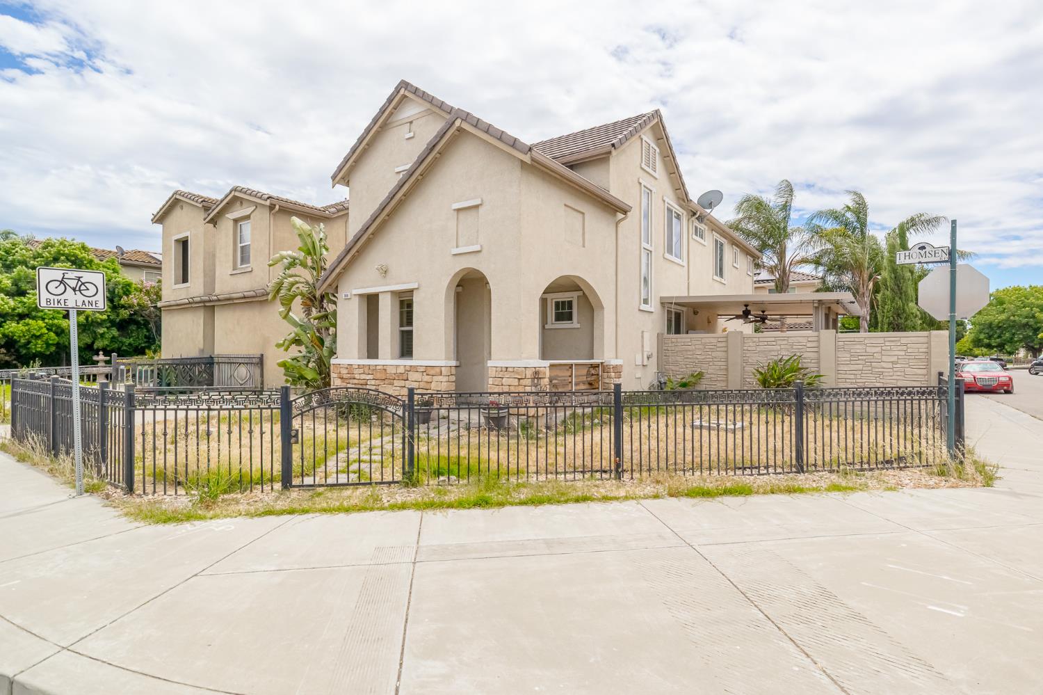188 Thomsen Road Lathrop, CA 95330 - Photo 1 of 27 a view of a house with a outdoor sitting area