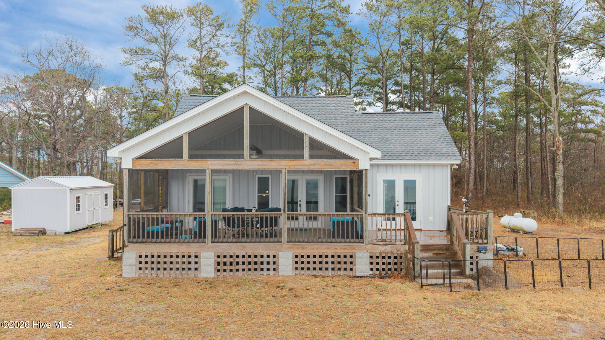 River side view of home