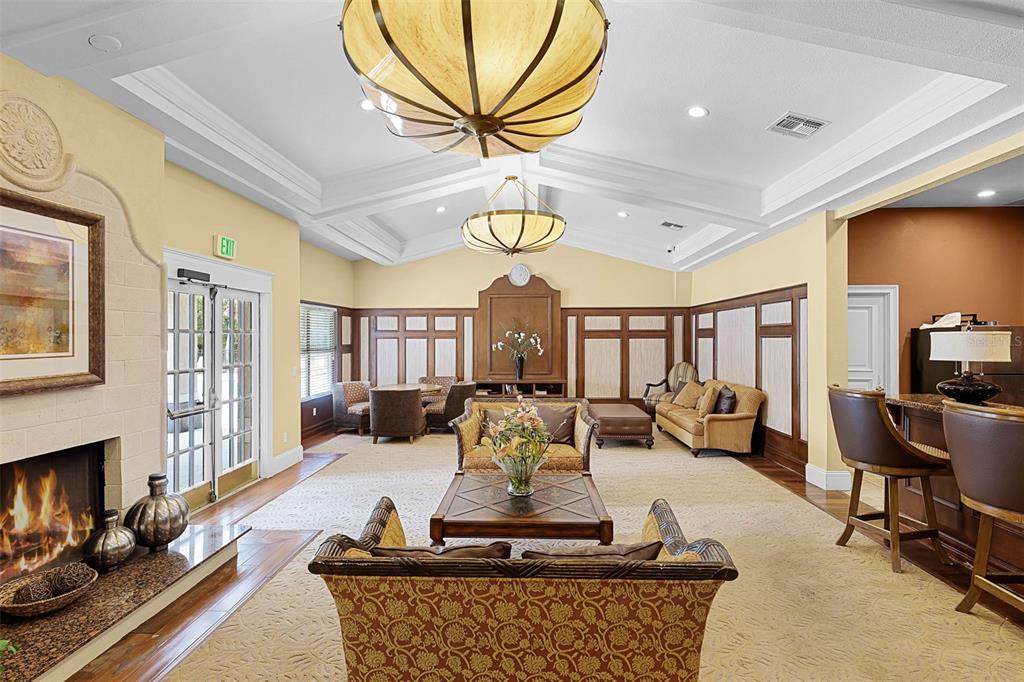 5120 Conroy Road, Unit 28 Orlando, FL 32811 - Photo 24 of 39 a living room with fireplace furniture and a large window