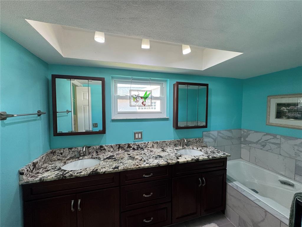 6319 Cocoa Lane Apollo Beach, FL 33572 - Photo 14 of 37 a bathroom with a sink and a mirror