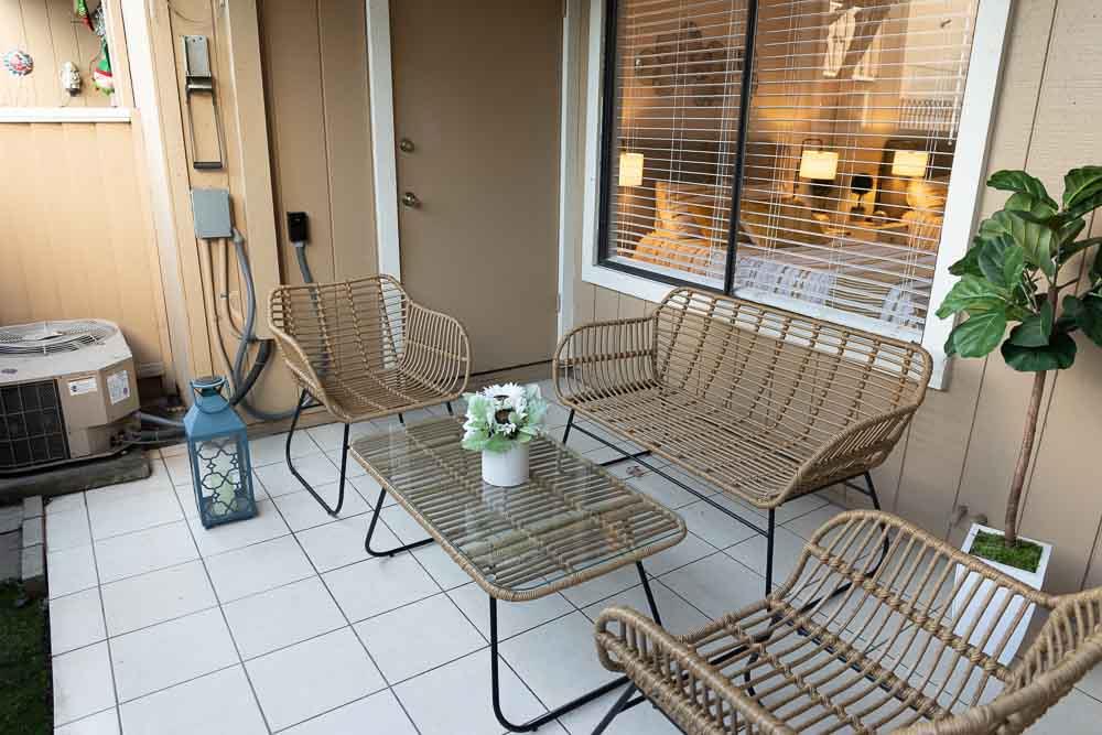 115 Rancho Drive, Unit B San Jose, CA 95111 - Photo 15 of 18 a view of a patio with couple of chairs