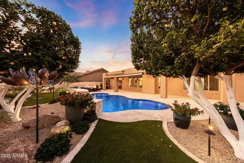 a view of outdoor space and deck