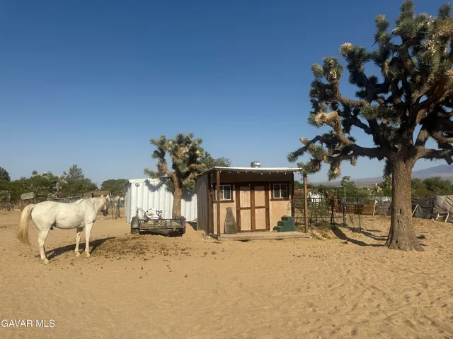 a view of a terrace with a bench