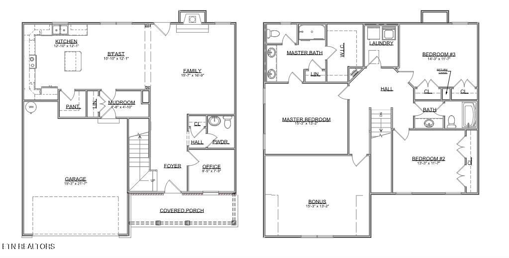 9420 Liberty Bell Road, Unit LOT 135 Powell, TN 37849 - Photo 2 of 2 New-Bristol-Floor-Plan1
