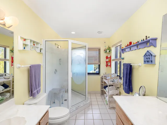 a view of a lake with a mountain in the background