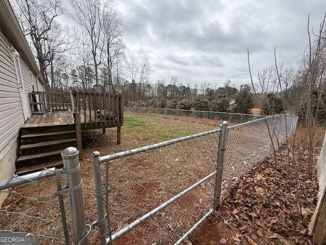 a view of a balcony with an ocean view